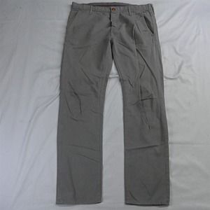 True Religion 36 x 34 Rocco Tailored Overdye Twill Gray Mens Chino‎ Pants